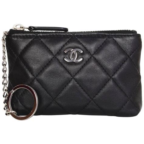 chanel bag keyring|chanel keychain pouch.